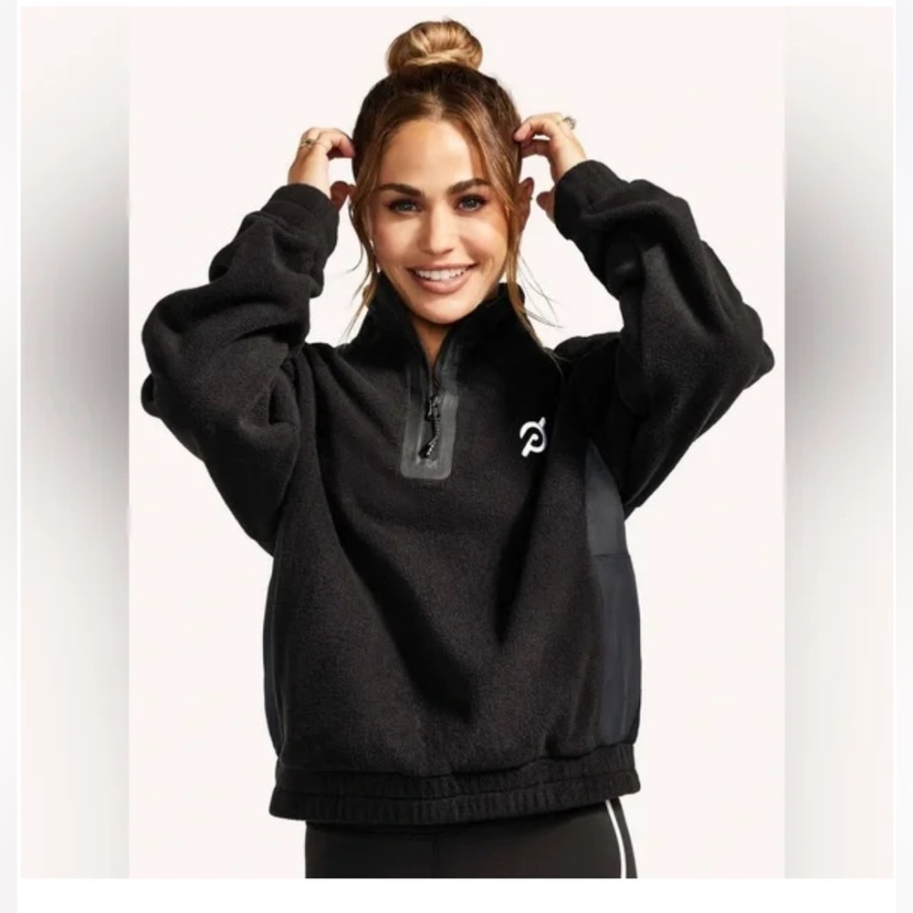 Peloton fleece quarter zip pullover